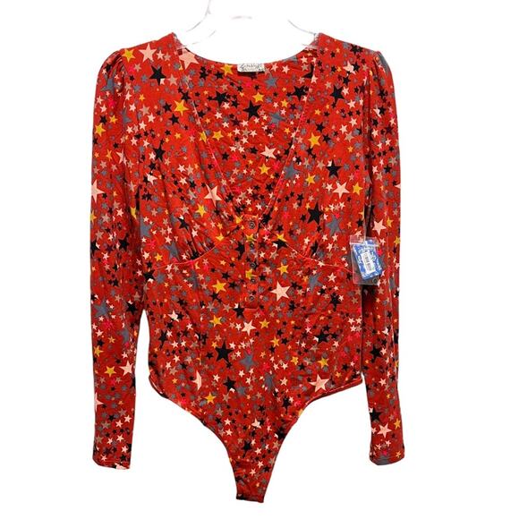 Free People Girls Like Us Star Bodysuit Nwt - Picture 2 of 12